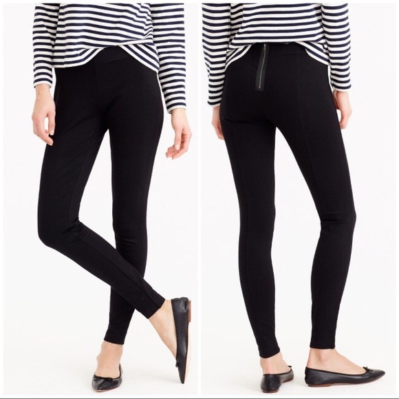 j crew black leggings